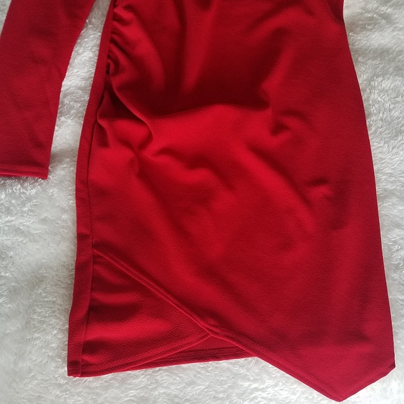 One Shoulder Ruched Dress - Picture 5 of 6